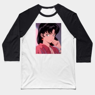 Anime Girl - AI Baseball T-Shirt